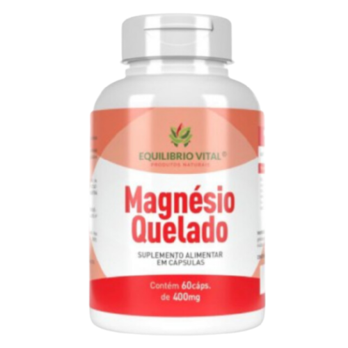 Magnésio Quelado 60 cápsulas 400mg